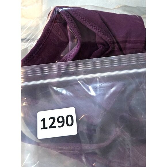 Bali Balconette Bra 36D Underwire One Smooth U Convertible Style 3439 Purple NEW - Picture 11 of 11